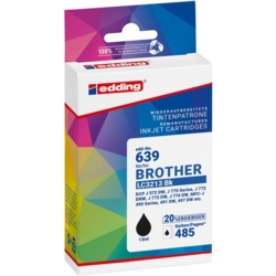 edding Tintenpatrone schwarz EDD-639 kompatibel zu brother LC-LC3213BK