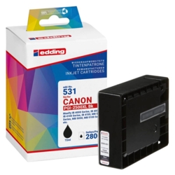 edding Tintenpatrone schwarz EDD-531 kompatibel zu Canon PGI-2500 XL BK