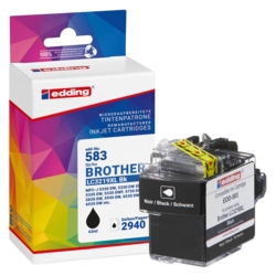 edding Tintenpatrone schwarz EDD-583 kompatibel zu brother LC-3219XLBK