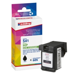 edding Tintenpatrone schwarz EDD-541 kompatibel zu HP 62XL (C2P05AE)