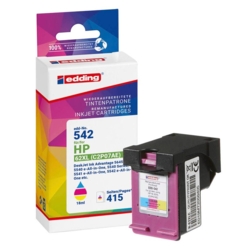 edding Tintenpatrone color EDD-542 kompatibel zu HP 62XL (C2P07AE)