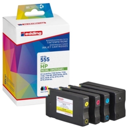 edding Tintenpatronen cyan, gelb, magenta, schwarz EDD-555 kompatibel zu HP 953XL (3HZ52AE