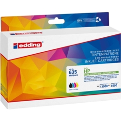 edding Tintenpatronen cyan, gelb, magenta, schwarz EDD-635 kompatibel zu HP 973X (L0S07AE,