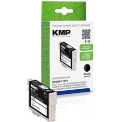 KMP Tintenpatrone schwarz E125 kompatibel zu EPSON T1291L