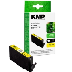 KMP Tintenpatrone gelb kompatibel zu Canon CLI-551 XL Y