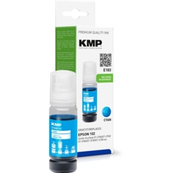 KMP Tintenflasche cyan E183 kompatibel zu EPSON 102/T03R24