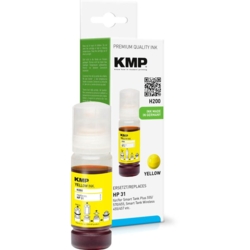 KMP Tintenflasche gelb H200 kompatibel zu HP 31 (1VU28AE)