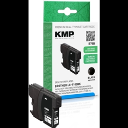 KMP Tintenpatrone schwarz B78B kompatibel zu brother LC-1100BK