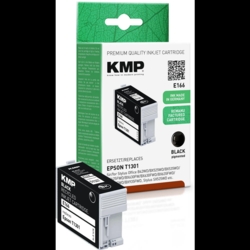 KMP Tintenpatrone schwarz E166 kompatibel zu EPSON 13 XL / T1301 XL