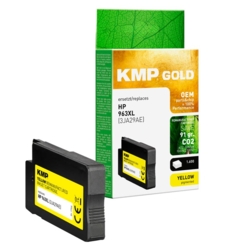 KMP Gold Tintenpatrone gelb pigmentiert kompatibel zu HP 963XL (3JA29AE)