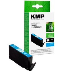 KMP Tintenpatrone cyan kompatibel zu Canon CLI-581 C XXL
