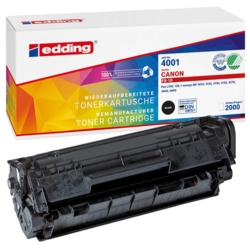 edding Toner schwarz EDD-4001 kompatibel zu Canon FX-10