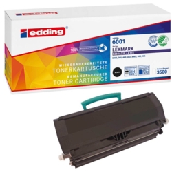 edding Toner schwarz EDD-6001 kompatibel zu LEXMARK E260A21E