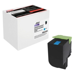 edding Toner cyan EDD-6041 kompatibel zu LEXMARK 80C2SC0