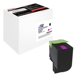 edding Toner magenta EDD-6046 kompatibel zu LEXMARK 80C2HM0