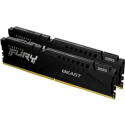 RAM DDR5 5600 64GB Kingston CL40 2x32GB Kit FURY Beast Black