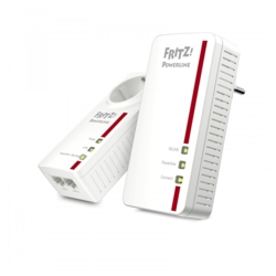 AVM FRITZ! Powerline 1260E WLAN Set 1200Mbit/s Eingebauter Ethernet-Anschluss WLAN Weiß
