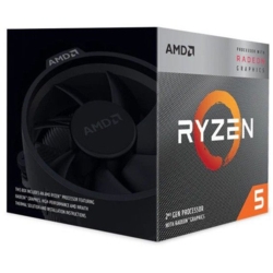 CPU AMD AM4 Ryzen 5 4 Core Box 3400G 3,7 GHz MAX Boost 4,2GHz 4MB 65W Radeon RX Vega 11 wi