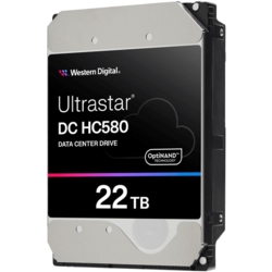 Festplatte WESTERN DIGITAL ULTRASTAR DC HC580 8,89cm 3,5Zoll 26.1MM 22TB 512MB 7200RPM SAS