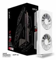 RX 9060 XT 8GB XFX Radeon SWIFT DF OC Gaming GDDR6 white