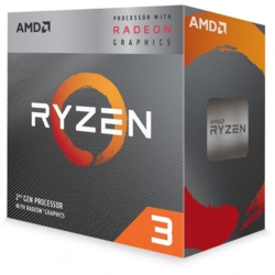 CPU AMD AM4 Ryzen 3 Box 4 Core 3200G 3,6 GHz MAX Boost 4,0GHz 4MB Cache 65W Radeon Vega 8