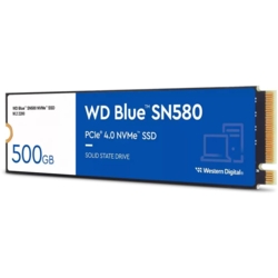 Solid-State-Laufwerk M.2 500GB WD Blue SN580 NVMe PCIe 4.0 x 4
