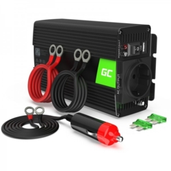 Green Cell KFZ Spannungswandler Power Inverter 12V > 230V 500/1000W Black