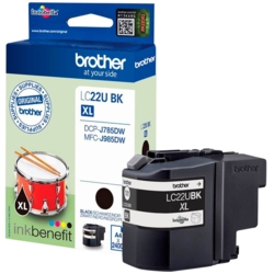 brother Tintenpatrone schwarz LC-22UBK