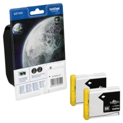 brother Tintenpatronen 2x schwarz LC-1000BK