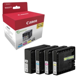 Canon Tintenpatronen cyan, gelb, magenta, schwarz PGI-2500, 4er-Set