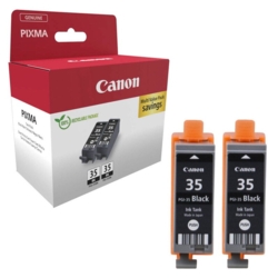 Canon Tintenpatronen schwarz PGI-35 BK Twin-Pack, 2er-Set