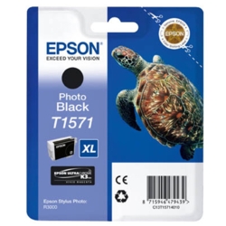 EPSON Tintenpatrone Foto schwarz T1571XL