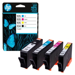 HP Tintenpatronen cyan, gelb, magenta, schwarz 934 + 935 6ZC72AE im Set