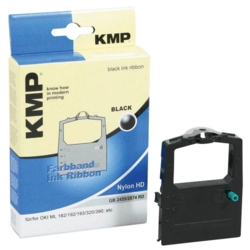 KMP Farbband schwarz geeignet für OKI ML 182/192/193/320/390