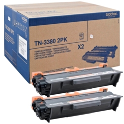 brother Toner schwarz TN-3380 im Doppelpack