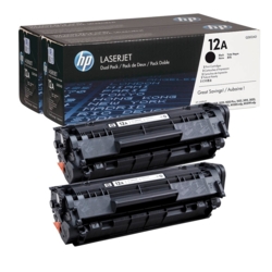HP Toner schwarz 12A Q2612AD im Doppelpack