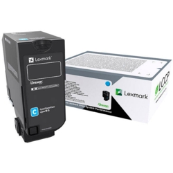 LEXMARK Toner cyan 74C2SCE