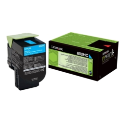 LEXMARK Toner cyan 80C2HC0