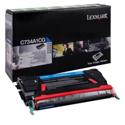 LEXMARK Toner cyan C734A1CG