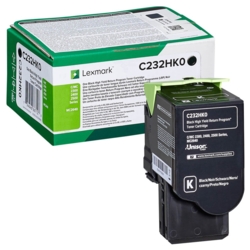 LEXMARK Toner schwarz C232HK0