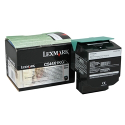 LEXMARK Toner schwarz C544X1KG