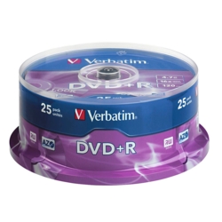 Verbatim DVD+R in der 25er Spindel
