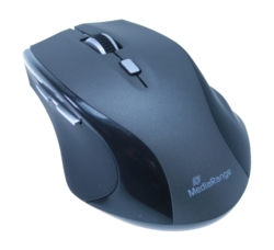 MediaRange MROS203 Maus kabellos schwarz, grau