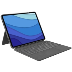 Logitech COMBO TOUCH Tablet-Tastatur grau geeignet für Apple iPad Pro 12,9" 5. Gen (2021),