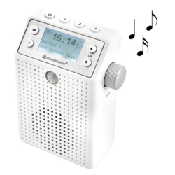 soundmaster DAB60WE DAB+ Empfänger weiß, silber
