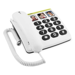 doro PhoneEasy 331ph Schnurgebundenes Telefon weiß