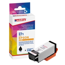 edding Tintenpatrone schwarz EDD-571 kompatibel zu EPSON 33XL / T3351XL