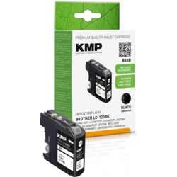 KMP Tintenpatrone schwarz B60B kompatibel zu brother LC-123BK
