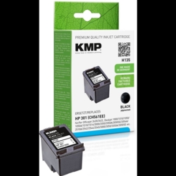 KMP Tintenpatrone schwarz H135 kompatibel zu HP 301 (CH561EE)