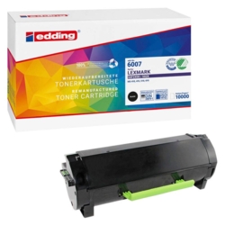 edding Toner schwarz EDD-6007 kompatibel zu LEXMARK 50F0XA0